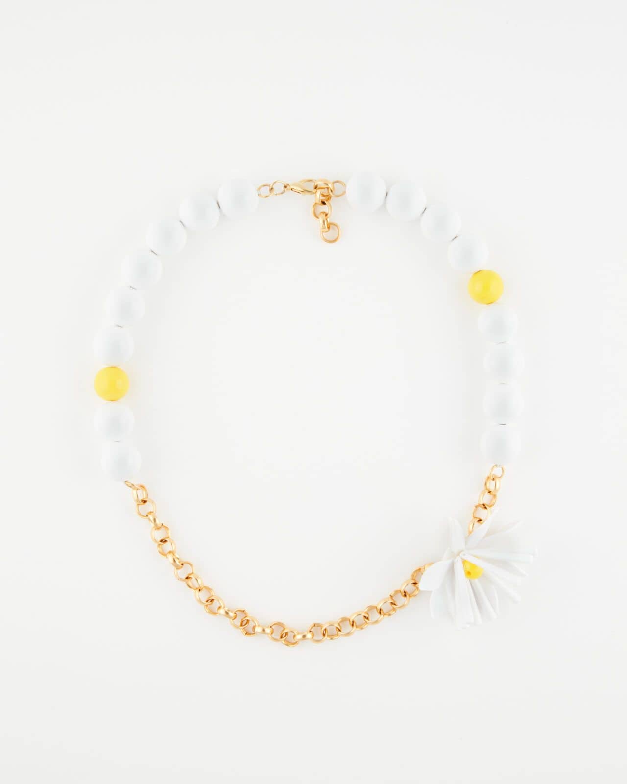 Collana lunga  Flower Giallo