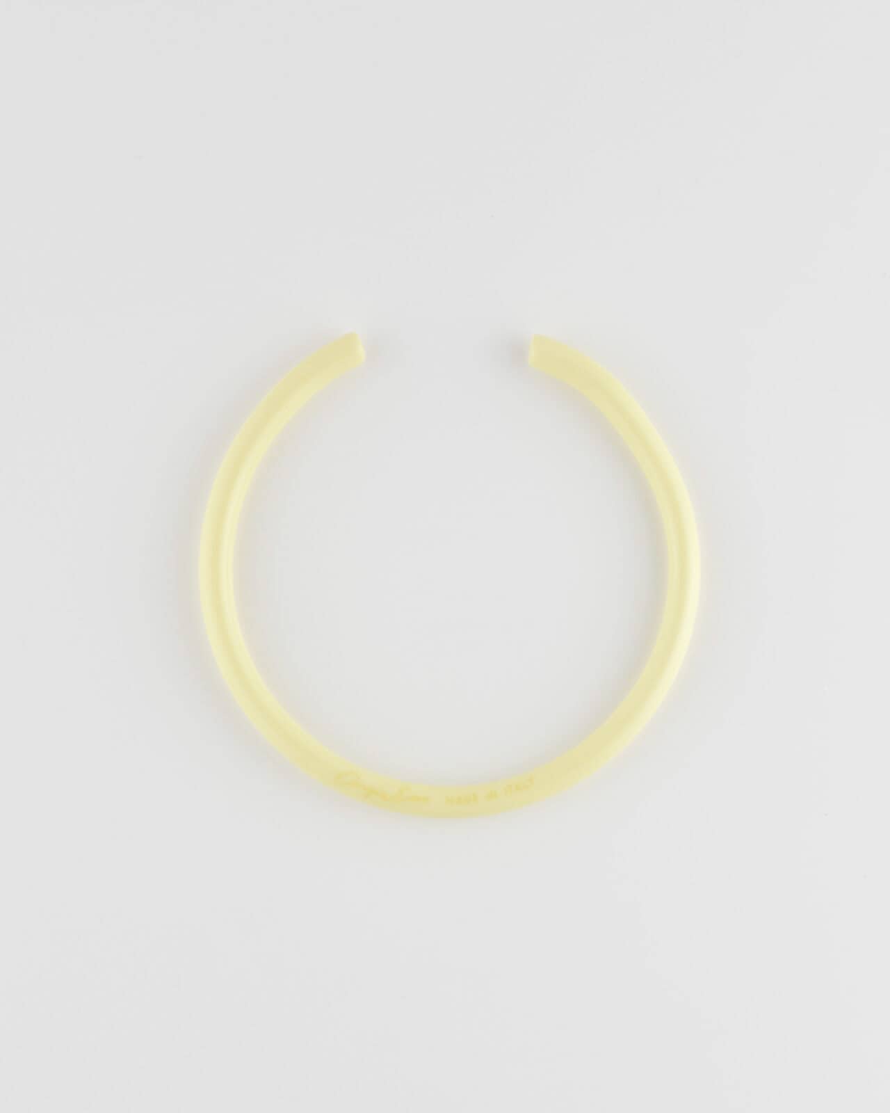 Choker Hoop Tubolare Giallo